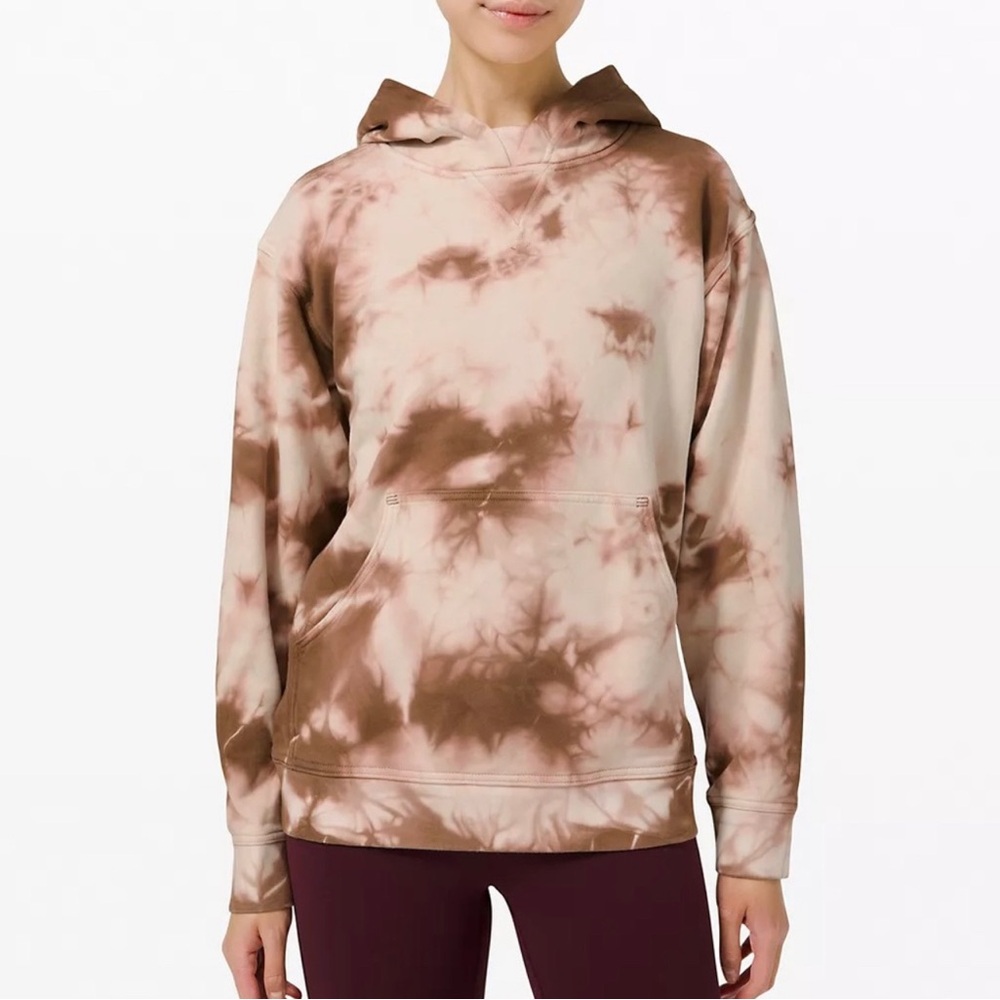 lululemon athletica Brown Tie-Dye Hoodie